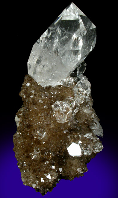 Quartz var. Herkimer Diamond from Middleville, Herkimer County, New York