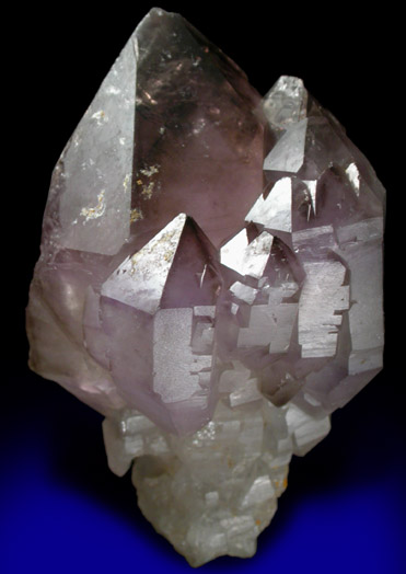 Quartz var. Amethyst from Hollis Taylor property near Centerville, Franklin County, North Carolina