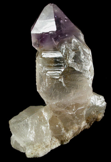 Quartz var. Amethyst Scepter from (Ulsan Mine), Ulsan-gun, South Korea