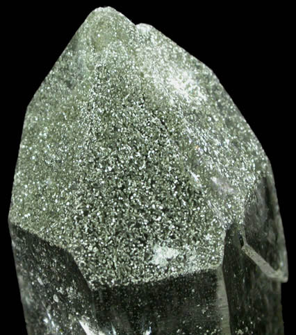 Quartz with Chlorite from Griesertal, Kanton Uri, Switzerland