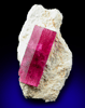 Beryl var. Bixbite (Red Beryl) from Violet Claims, Wah Wah Mountains, Beaver County, Utah