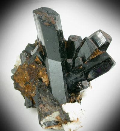 Aegirine on Microcline from 5 Km. NE of Mount Malosa, Zomba District, Malawi