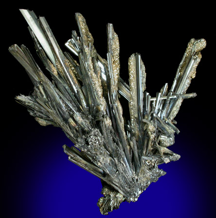 Stibnite with Marcasite from (San Jose Mine), Oruro Department, Bolivia