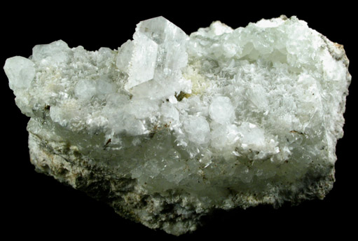 Apophyllite, Datolite, Pyrite, Pectolite from Millington Quarry, Bernards Township, Somerset County, New Jersey