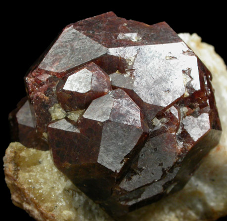 Almandine Garnet in Quartz from Serrote Redondo, near Pedra Lavrada, Paraba, Brazil