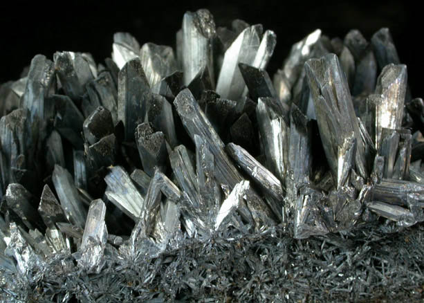 Stibnite from Manhattan District, Nye County, Nevada