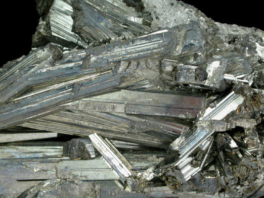 Stibnite with Quartz from New South Wales, Australia
