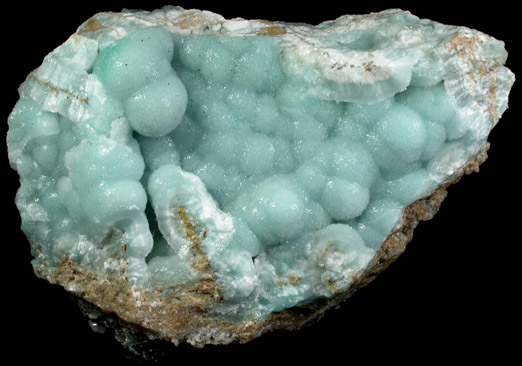 Hemimorphite from 79 Mine, Banner District, near Hayden, Gila County, Arizona