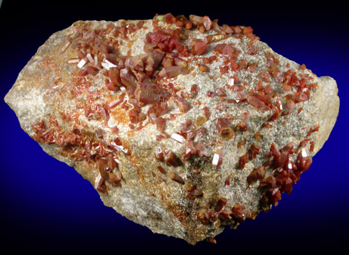 Vanadinite from Western Union Mine, Mohave County, Arizona