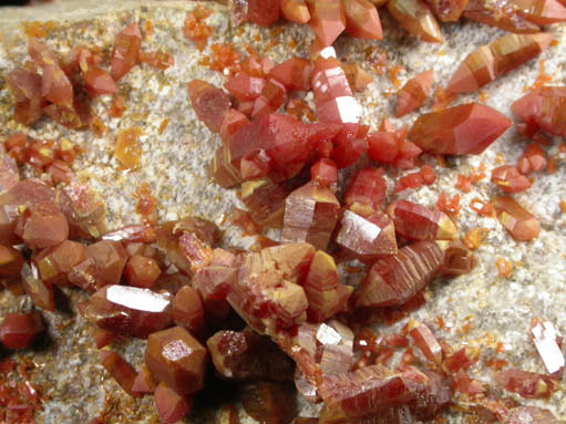 Vanadinite from Western Union Mine, Mohave County, Arizona