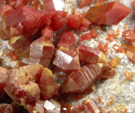 Vanadinite from Western Union Mine, Mohave County, Arizona