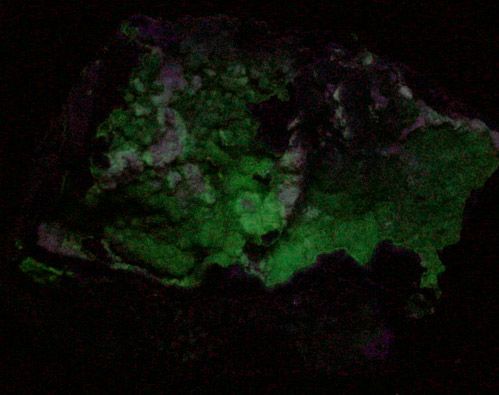 Chrysocolla with Quartz from Northwest of Globe, Gila County, Arizona