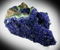 Azurite with Chrysocolla from Morenci Mine, Clifton District, Greenlee County, Arizona
