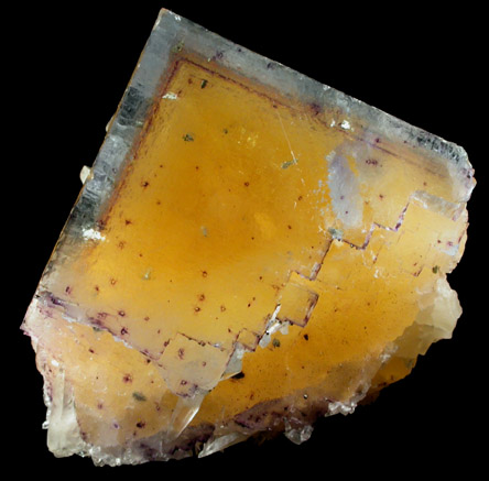 Fluorite with Calcite from Minerva #1 Mine, Cave-in-Rock District, Hardin County, Illinois