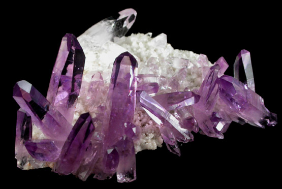 Quartz var. Amethyst from Piedra Parada, near Las Vigas, Tatatila, Veracruz, Mexico