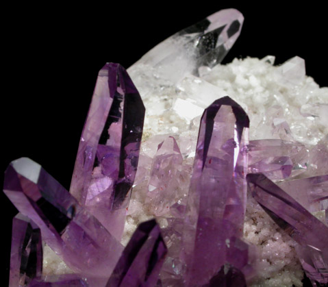 Quartz var. Amethyst from Piedra Parada, near Las Vigas, Tatatila, Veracruz, Mexico