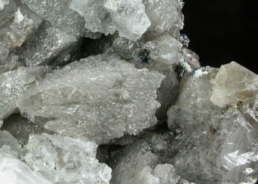 Scheelite on Fluorite with Quartz, Chalcopyrite from East Camp Bird Mine, Level 5, Ouray County, Colorado