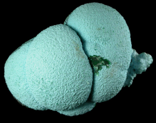 Chrysocolla with Malachite from L'Etoile du Congo Mine, Lubumbashi, Katanga Copperbelt, Haut-Katanga Province, Democratic Republic of the Congo