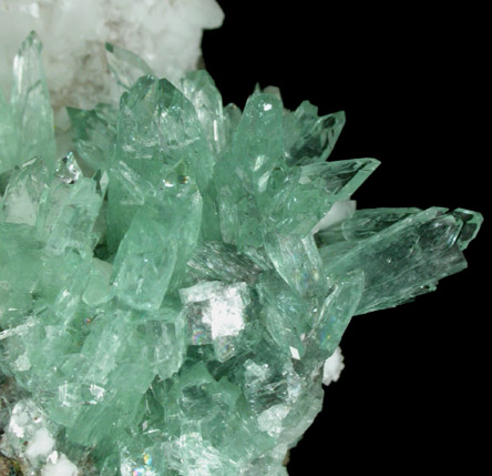 Apophyllite on Heulandite-Ca from Pashan Hill Quarry, Pune District, Maharashtra, India