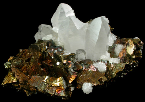 Chalcopyrite, Quartz, Sphalerite, Calcite from Cavnic Mine (Kapnikbanya), Maramures, Romania