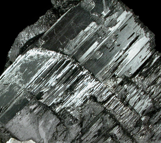 Ferberite, Arsenopyrite, Siderite, Quartz from Panasqueira Mine, Barroca Grande, 21 km. west of Fundao, Castelo Branco, Portugal