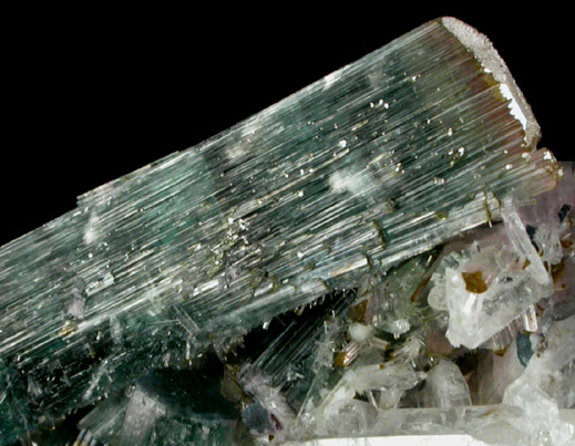 Elbaite Tourmaline with Quartz from Minas Gerais, Brazil