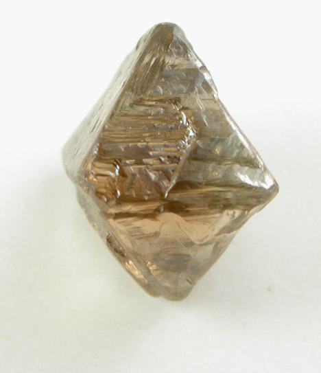 Diamond (1.60 carat brown octahedral crystal) from Diavik Mine, East Island, Lac de Gras, Northwest Territories, Canada