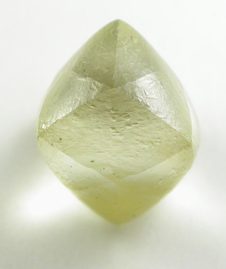 Diamond (1.54 carat yellow hexoctahedral crystal) from Venetia Mine, Limpopo Province, South Africa
