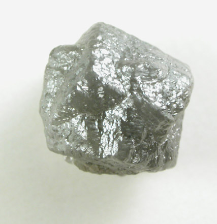 Diamond (2.58 carat gray intergrown crystals) from Ekati Mine, Point Lake, Northwest Territories, Canada