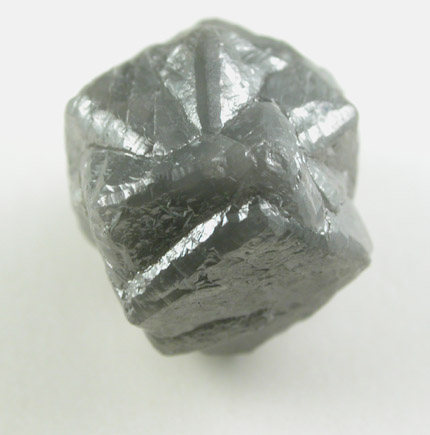 Diamond (3.50 carat gray intergrown crystals) from Ekati Mine, Point Lake, Northwest Territories, Canada