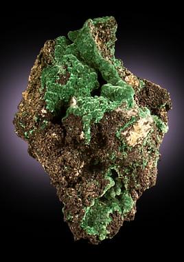 Malachite from Katanga Mining District, Katanga Copperbelt, Haut-Katanga Province, Democratic Republic of the Congo