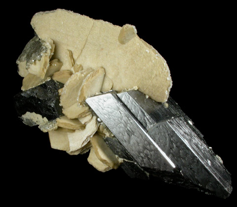 Siderite and Ferberite from Panasqueira Mine, Barroca Grande, 21 km. west of Fundao, Castelo Branco, Portugal