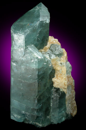 Fluorapatite from Slyudyanka, Lake Baikal area, Irkutskaya Oblast', Russia