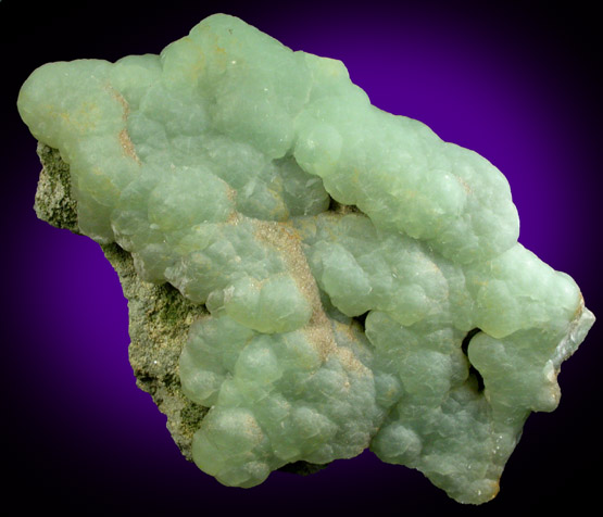 Prehnite from New Street Quarry, Paterson, Passaic County, New Jersey