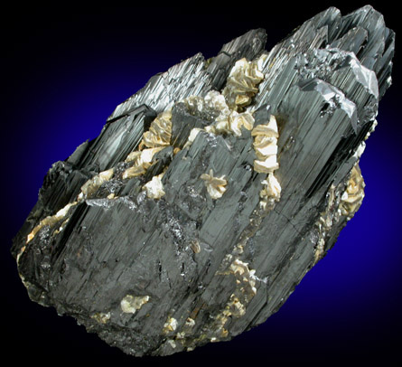 Ferberite, Muscovite, Quartz from Yaogangxian Mine, Nanling Mountains, Hunan Province, China