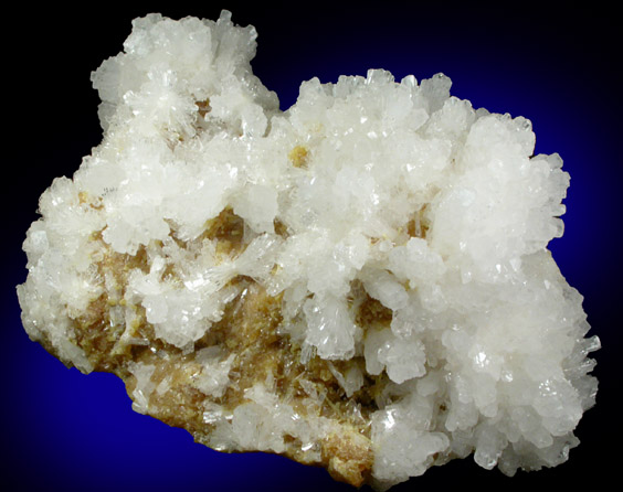 Celestine on Sulfur from Agrigento District (Girgenti), Sicily, Italy