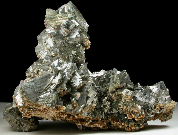 Arsenopyrite with Siderite from Panasqueira Mine, Barroca Grande, 21 km. west of Fundao, Castelo Branco, Portugal