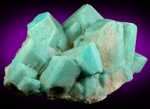 Microcline var. Amazonite from Pike's Peak Batholith, El Paso County, Colorado