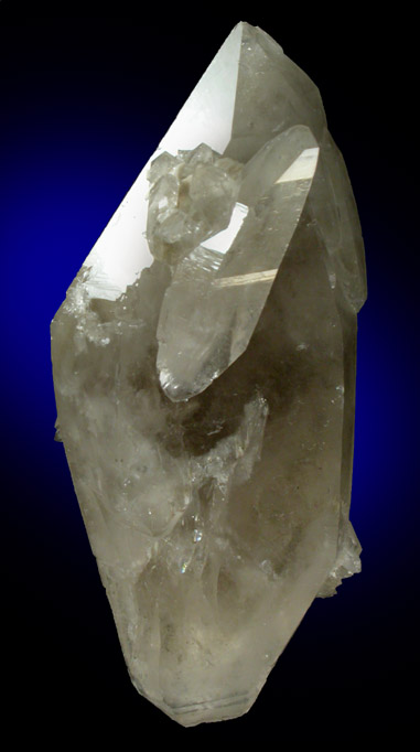 Quartz var. Smoky from Peter's Pocket, Bartlett, 2.5 km ENE of Little Attitash Mountain, Carroll County, New Hampshire