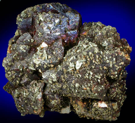 Sphalerite with Marcasite and epitactic Chalcopyrite from Tri-State Lead-Zinc Mining District, near Joplin, Jasper County, Missouri