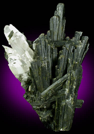 Epidote with Quartz from Rosario Mabel Claim, Pampa Blanca, Huancavelica Department, Peru