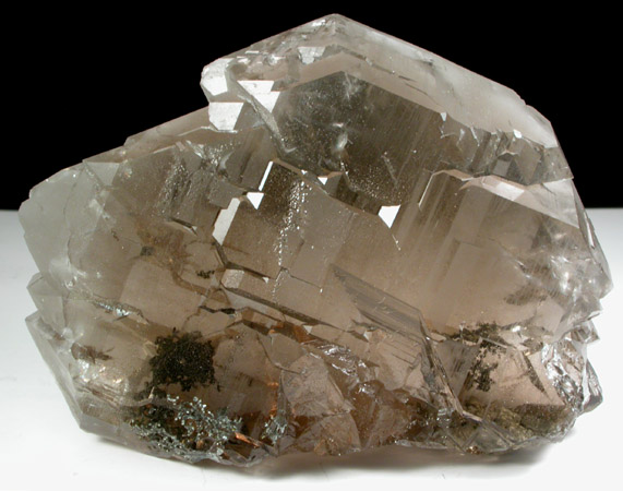 Quartz var. Smoky Gwindel-habit from Puiva Deposit, Tyumenskaya Oblast', Sub-Polar Ural Mountains, Russia