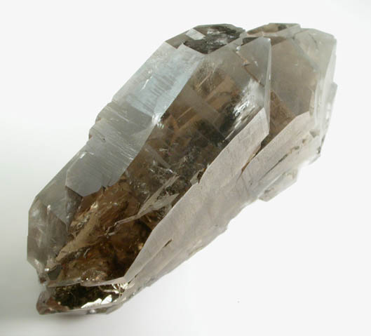 Quartz var. Smoky Gwindel-habit from Puiva Deposit, Tyumenskaya Oblast', Sub-Polar Ural Mountains, Russia