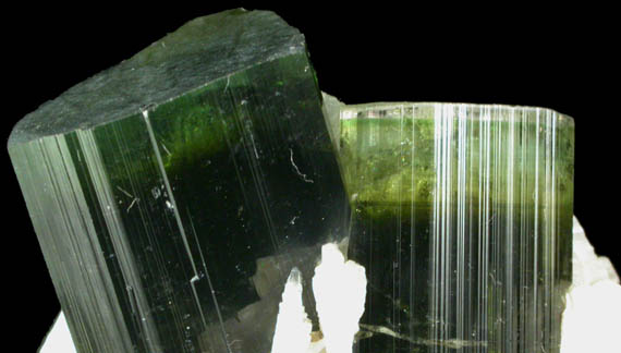 Elbaite Tourmaline with Albite var. Cleavelandite from Stak Nala, Skardu Road, Baltistan, Gilgit-Baltistan, Pakistan