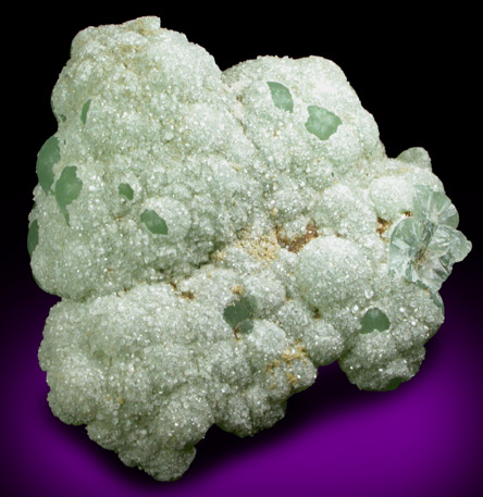 Prehnite with Apophyllite from Silliman Quarry, Southbury, New Haven County, Connecticut