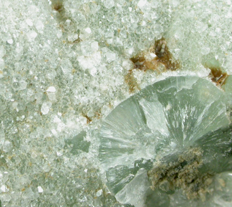 Prehnite with Apophyllite from Silliman Quarry, Southbury, New Haven County, Connecticut