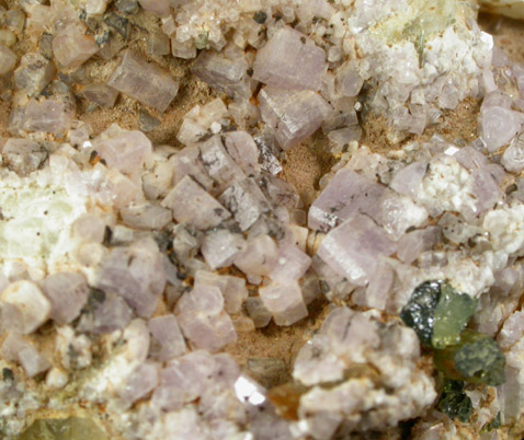 Fluorapatite on Albite with Elbaite Tourmaline from Strickland Quarry, Collins Hill, Portland, Middlesex County, Connecticut
