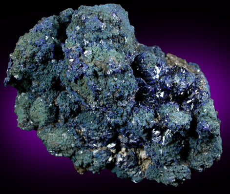 Azurite from Morenci Mine, Clifton District, Greenlee County, Arizona