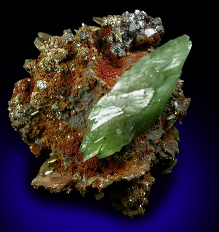 Ludlamite from Huanuni Mine, Oruro Department, Bolivia
