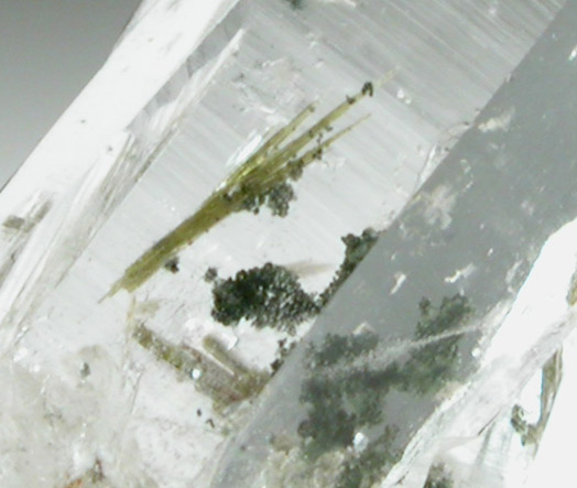 Quartz var. Amethyst with Rutile and Clinochlore from Garden Slug Claim, Hansen Creek, King County, Washington
